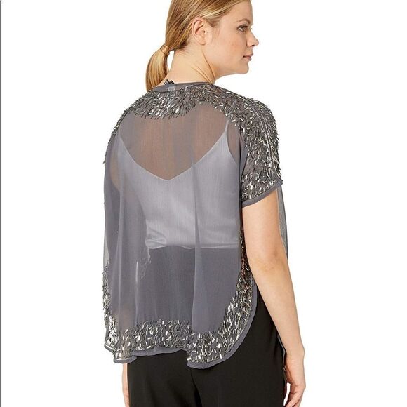 Echo Design Sparkly Sheer Shrug Echo Black - Picture 2 of 3